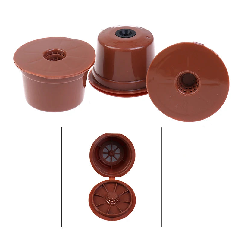 3-Pack Reusable Coffee Capsules for Caffitaly Machines