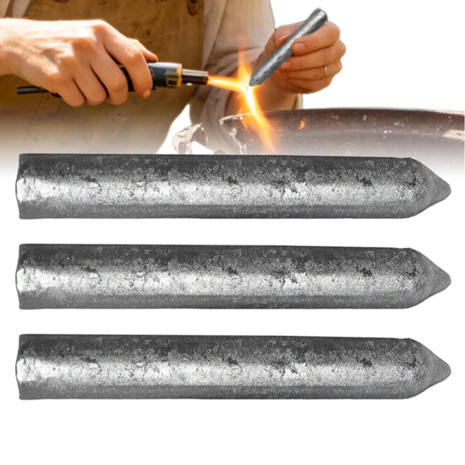 Low Temperature Welding Rods 3PCS Easy Melt Universal Solder Sticks Welding Tools For diy, Stainless Steel Copper Iron Aluminum Peaceful Pleasures Health and Wellness Default Title