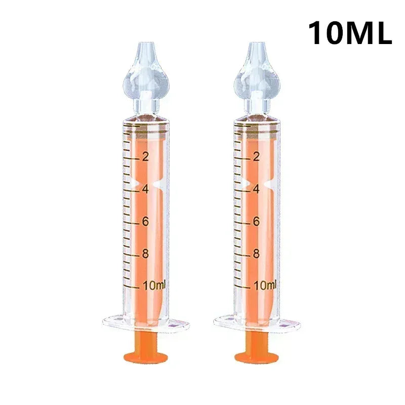 Baby Nasal Aspirator Nose Cleaner – Soft Silicone, 2pcs 10ml