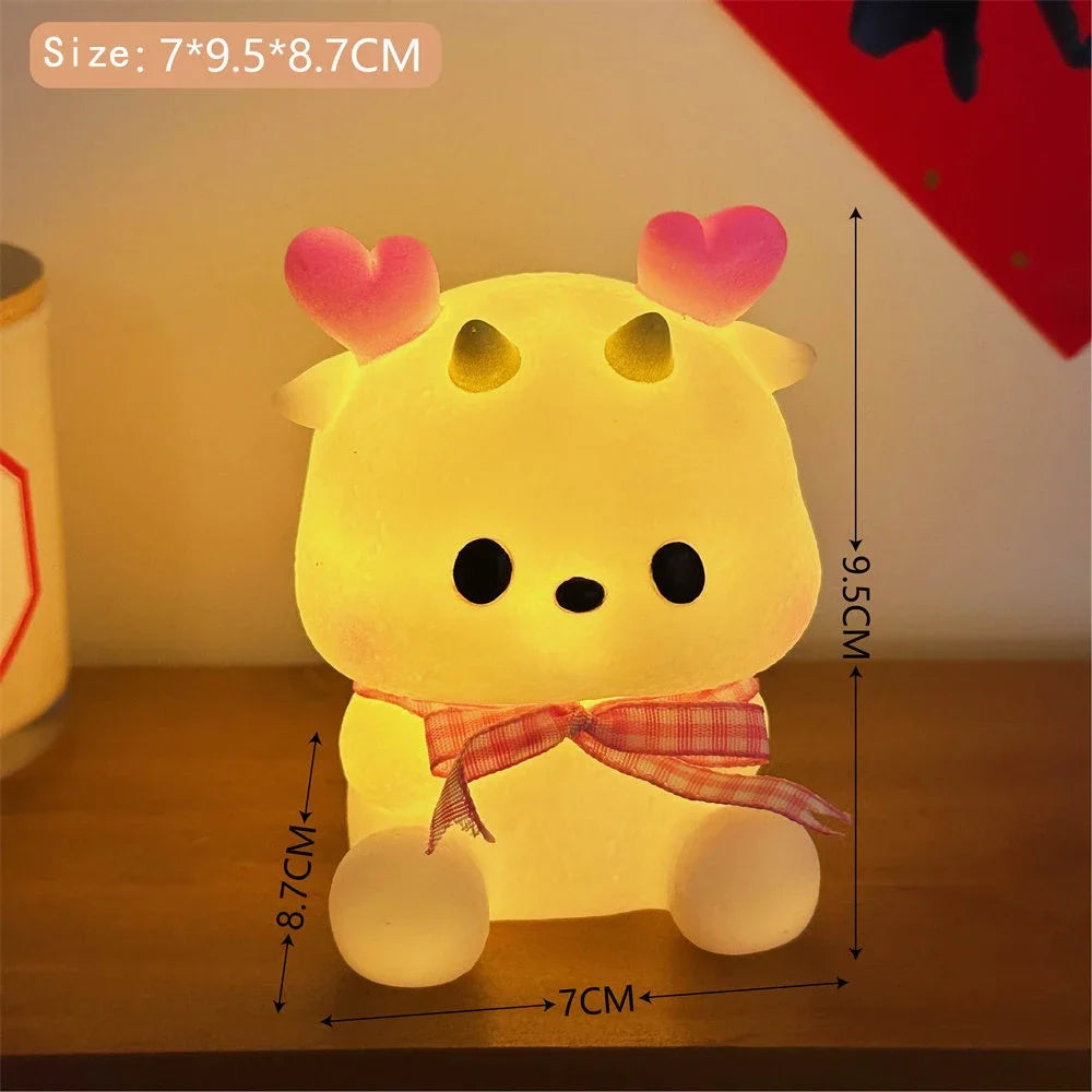 Cartoon Dragon LED Night Light – Soft Glow Bedside Lamp