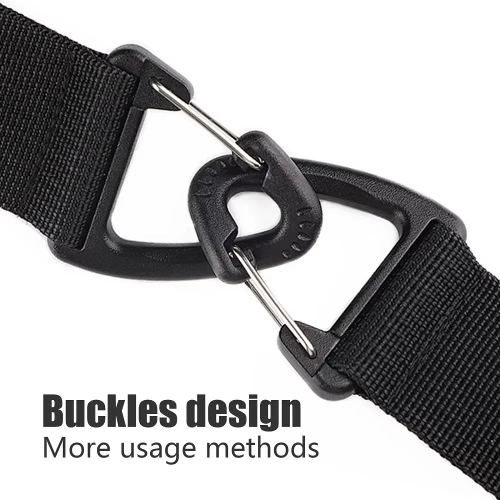 Heavy Duty Nylon Cord Storage Straps with Carabiner S/M/L