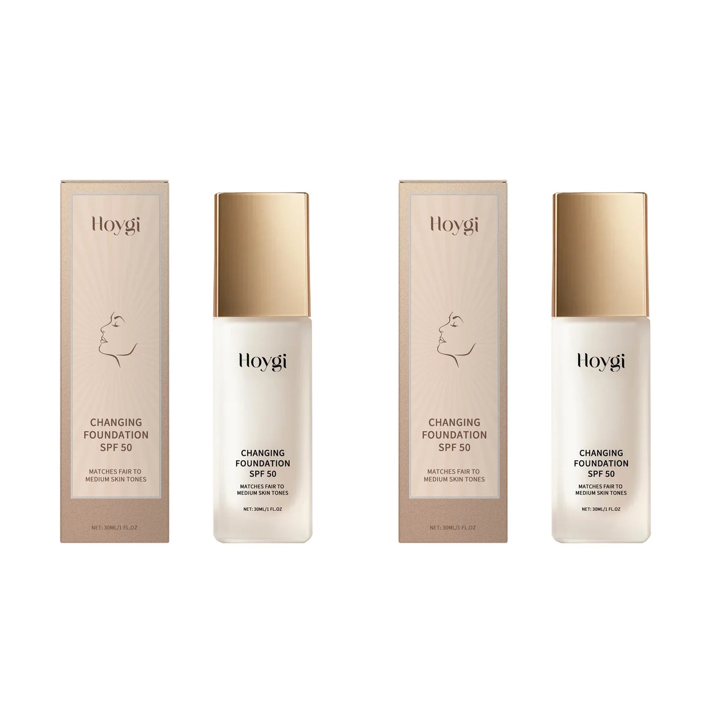 SPF 50 Liquid Concealer Foundation – Matte Oil Control 30ml