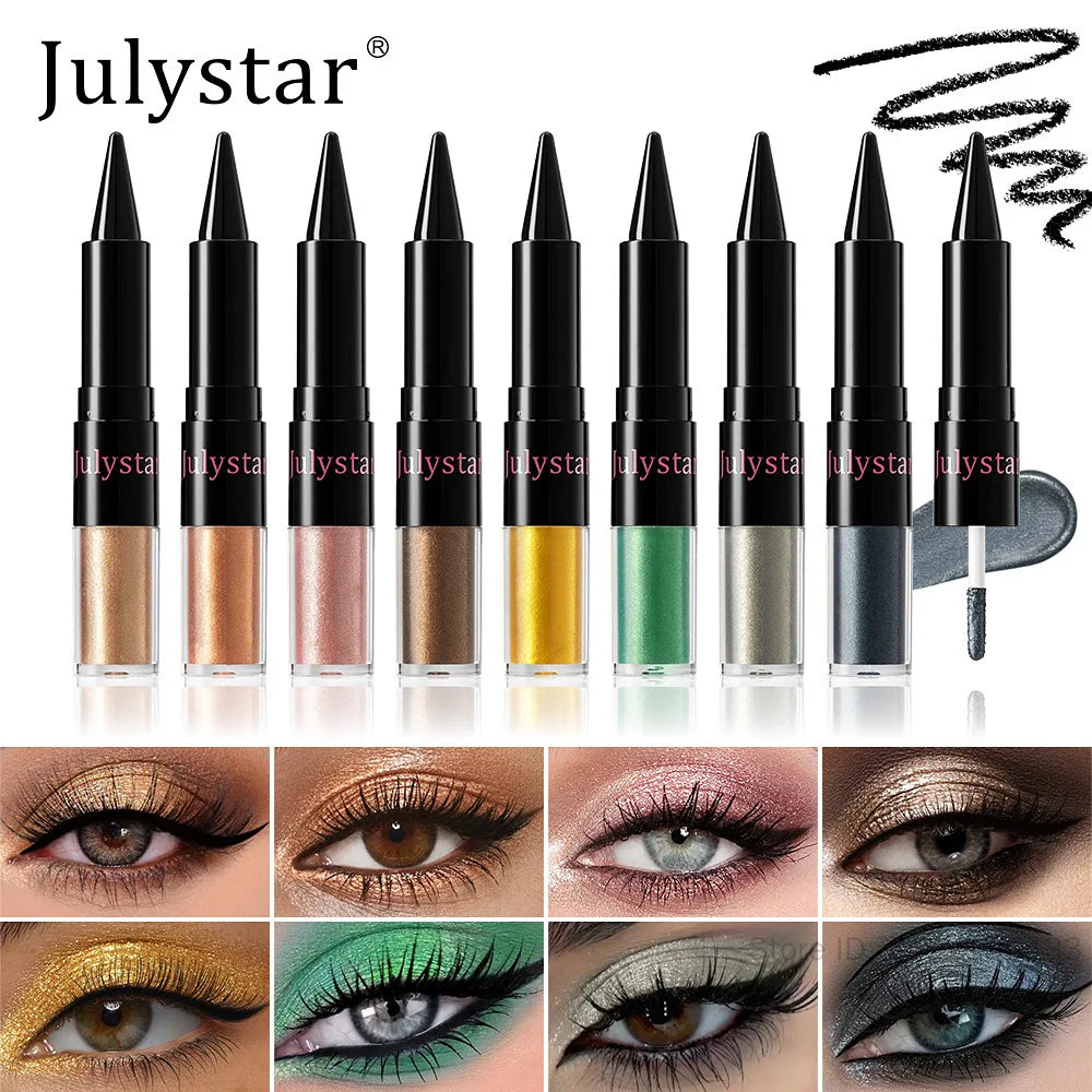 2-in-1 Glitter Metallic Liquid Eyeshadow & Eyeliner Pen