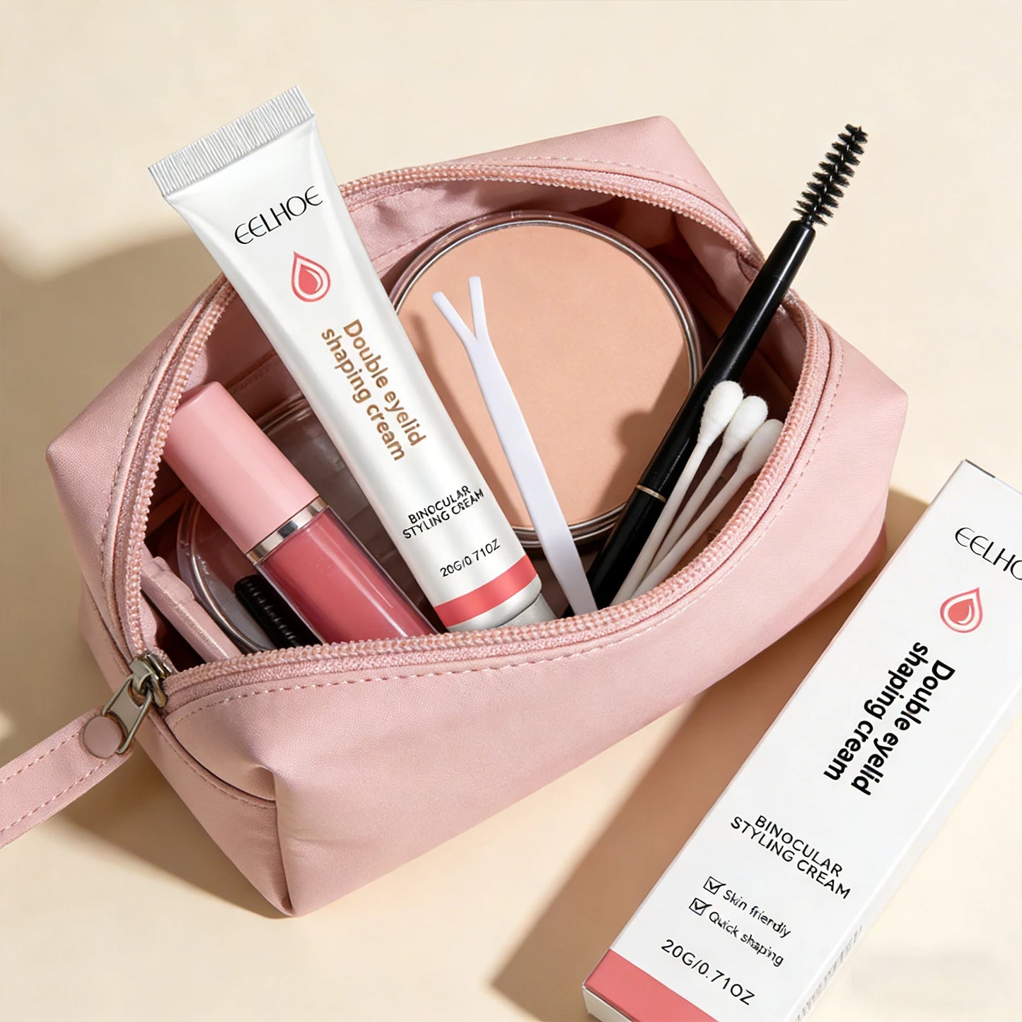 Binocular Styling Cream Quickly Outline Charming Big Eyes Create Perfect Double Eyelid Lightweight Texture Eyelid Setting Cream Peaceful Pleasures Health and Wellness
