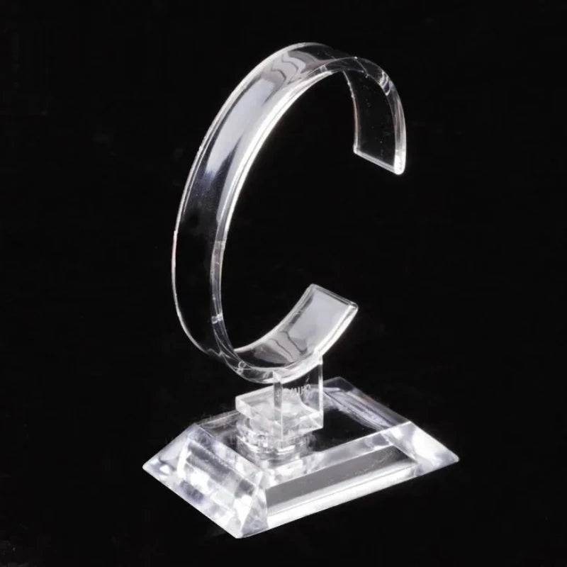 Transparent C-Ring Watch & Bracelet Display Stand Rack