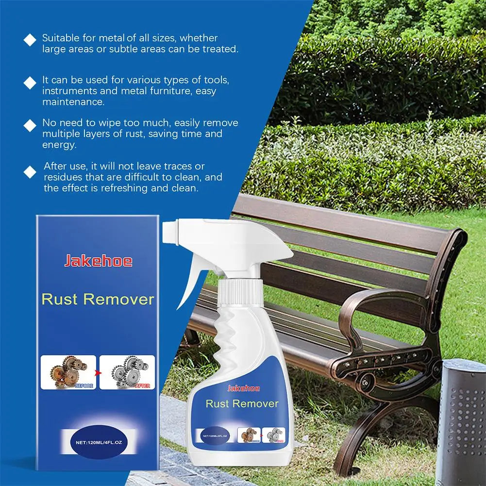 High Efficiency Rust Removal Spray for Metal - 120ml Peaceful Pleasures Health and Wellness