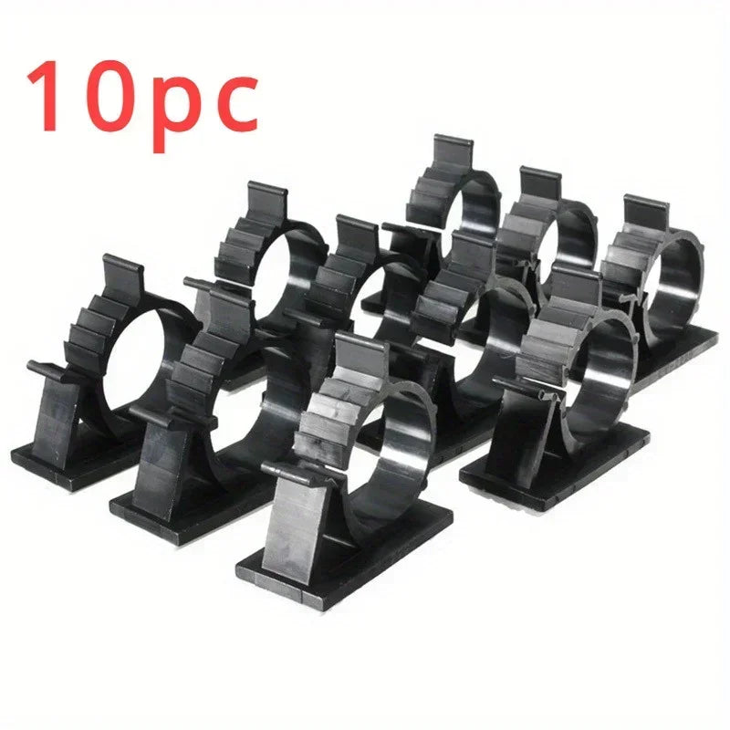 5 Nylon Adhesive-backed Adjustable Wiring Fixing Seat Plastic Cable