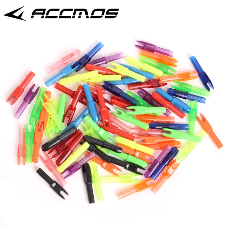 Plastic Arrow Tails S Nocks ID Carbon Shaft DIY Knocks Replacement