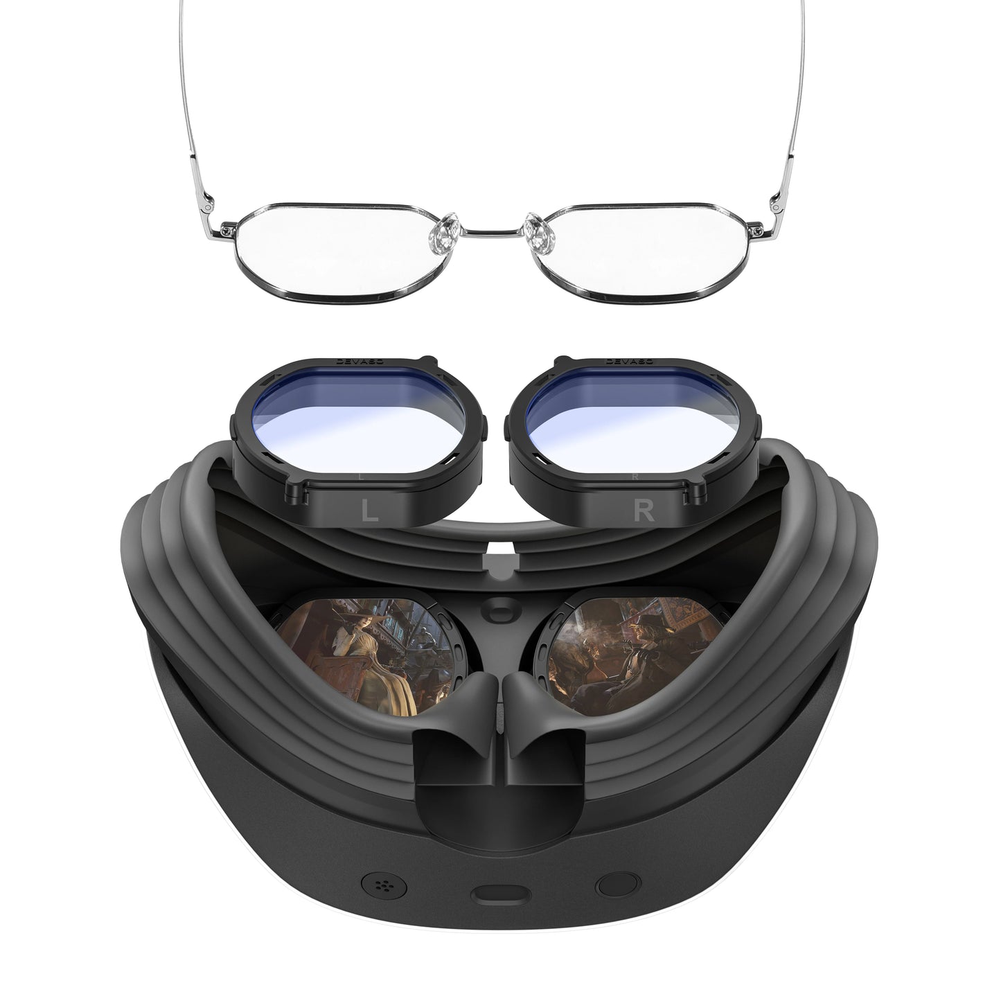 For PSVR2 Glasses Anti-scratch Ring Lens Protection Accessories Anti-scratch Eye Protection Anti-blue Light VR Accessory Peaceful Pleasures Health and Wellness