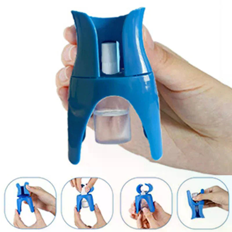 Eye Drops Holder Eye Drops Bottle Helper Eye Ointments Drops Holder Device Eye Drop Guide Aid Help Applicator Eye Care Tool Peaceful Pleasures Health and Wellness
