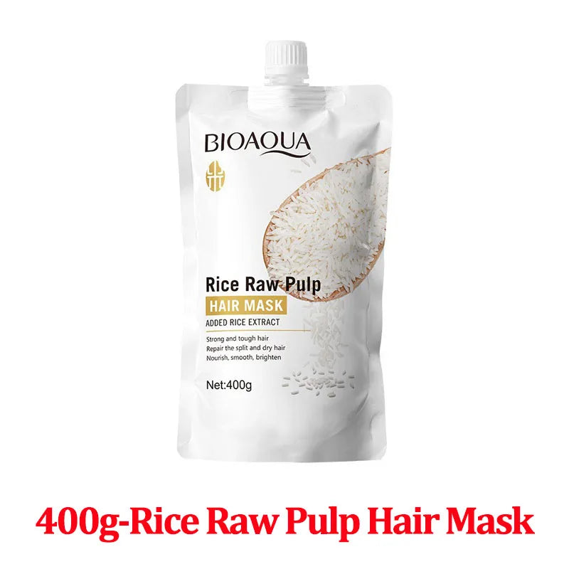 Keratin Rice Hair Mask – Smooth Frizzy & Dry Hair | PWYUMAN