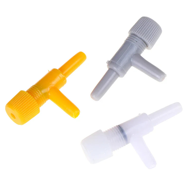 10-Pack Aquarium Air Flow Control Valves | 4mm Air Line Tubing