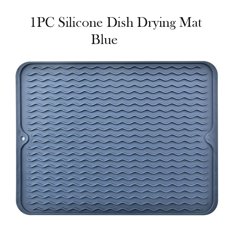 Silicone Dish Drying Mat – Heat Resistant Anti-Slip Sink Mat