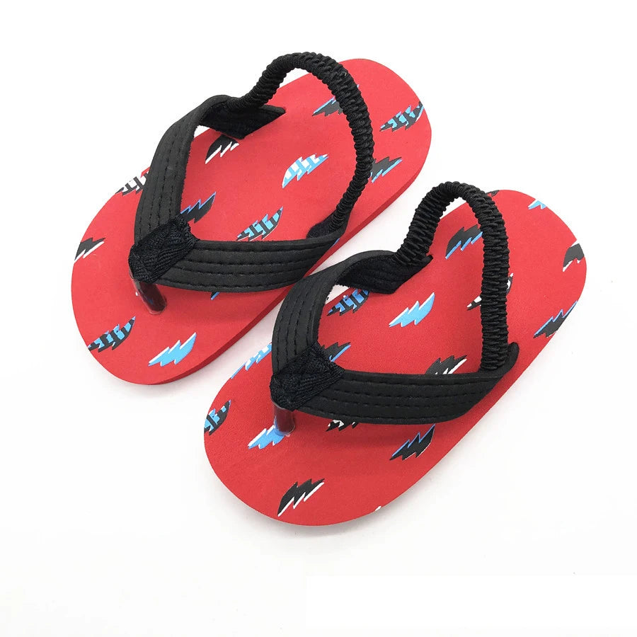 Kids Summer Flip Flop Sandals | Soft EVA Beach Shoes Boys Girls