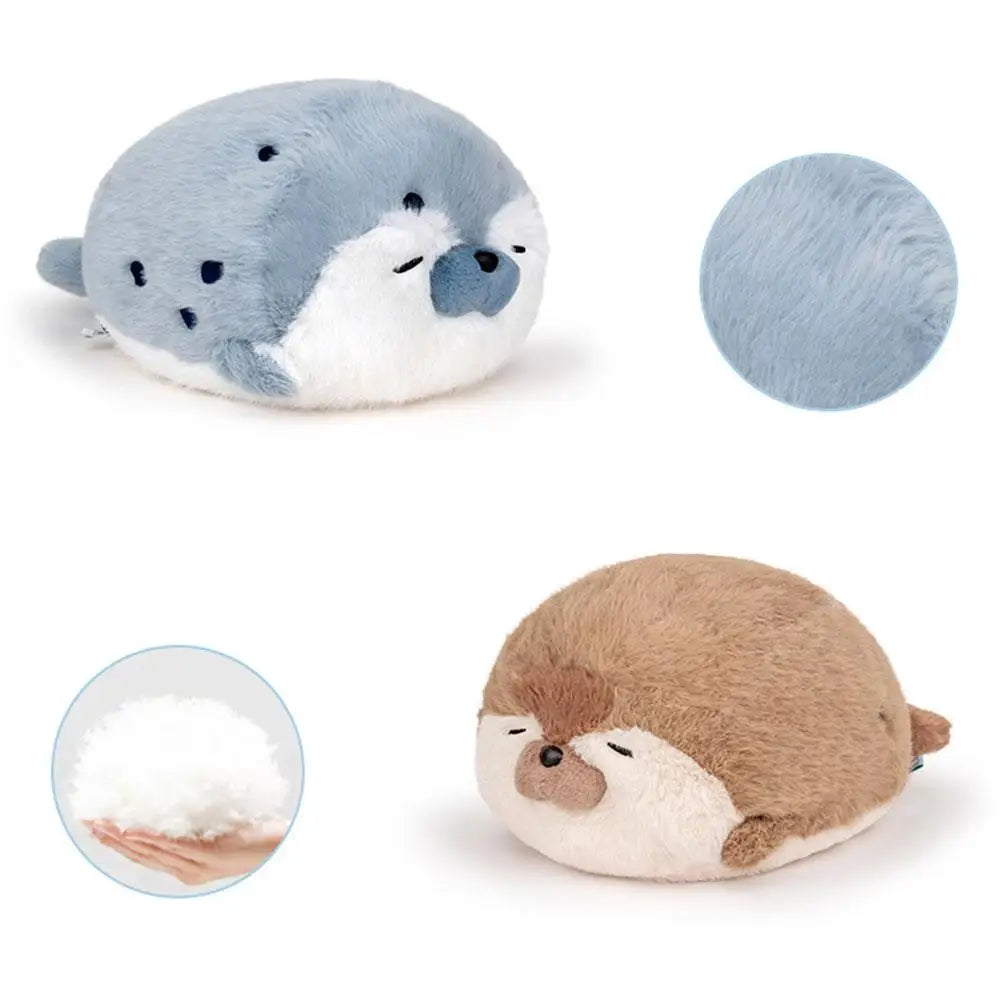 Seal Otter Stuffed Animal Plush Pillow – Soft Cuddly Toy Gift