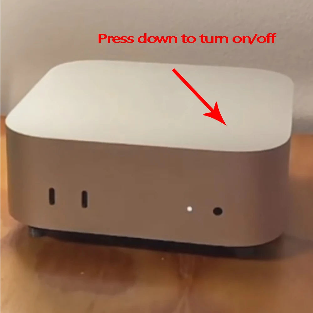 Mac Mini M4 Power Button Stand & 3D Printed Push Switch