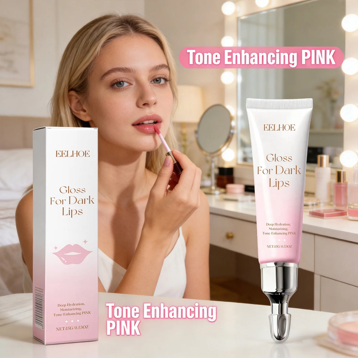 Eelhoe Vitamin C Lip Serum – Brighten, Moisturise & Volumise Lip Serum Peaceful Pleasures Health and Wellness