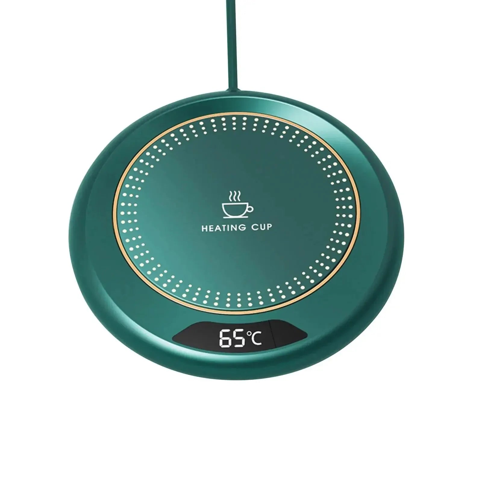 Thermostatic Heating Coaster USB Home Heating Coaster 3-speed Adjustment Heating 55 Degrees Constant TemperatureThermostatic Hea Peaceful Pleasures Health and Wellness green