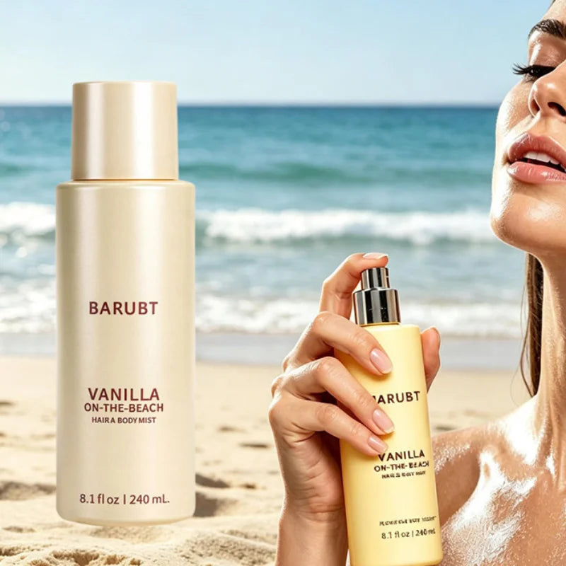 Vanilla Coconut Hair & Body Mist | Jasmine Amber Fragrance Spray