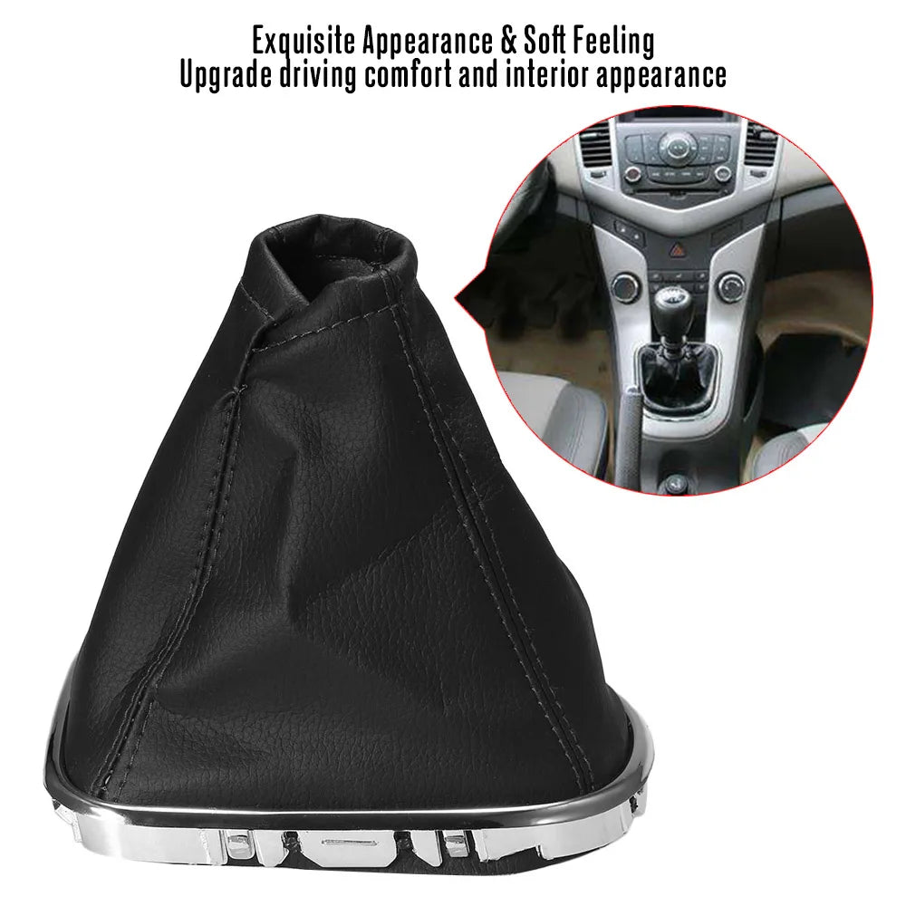 PU Leather Gear Shift Boot Cover – Chevrolet Cruze 2008–2012