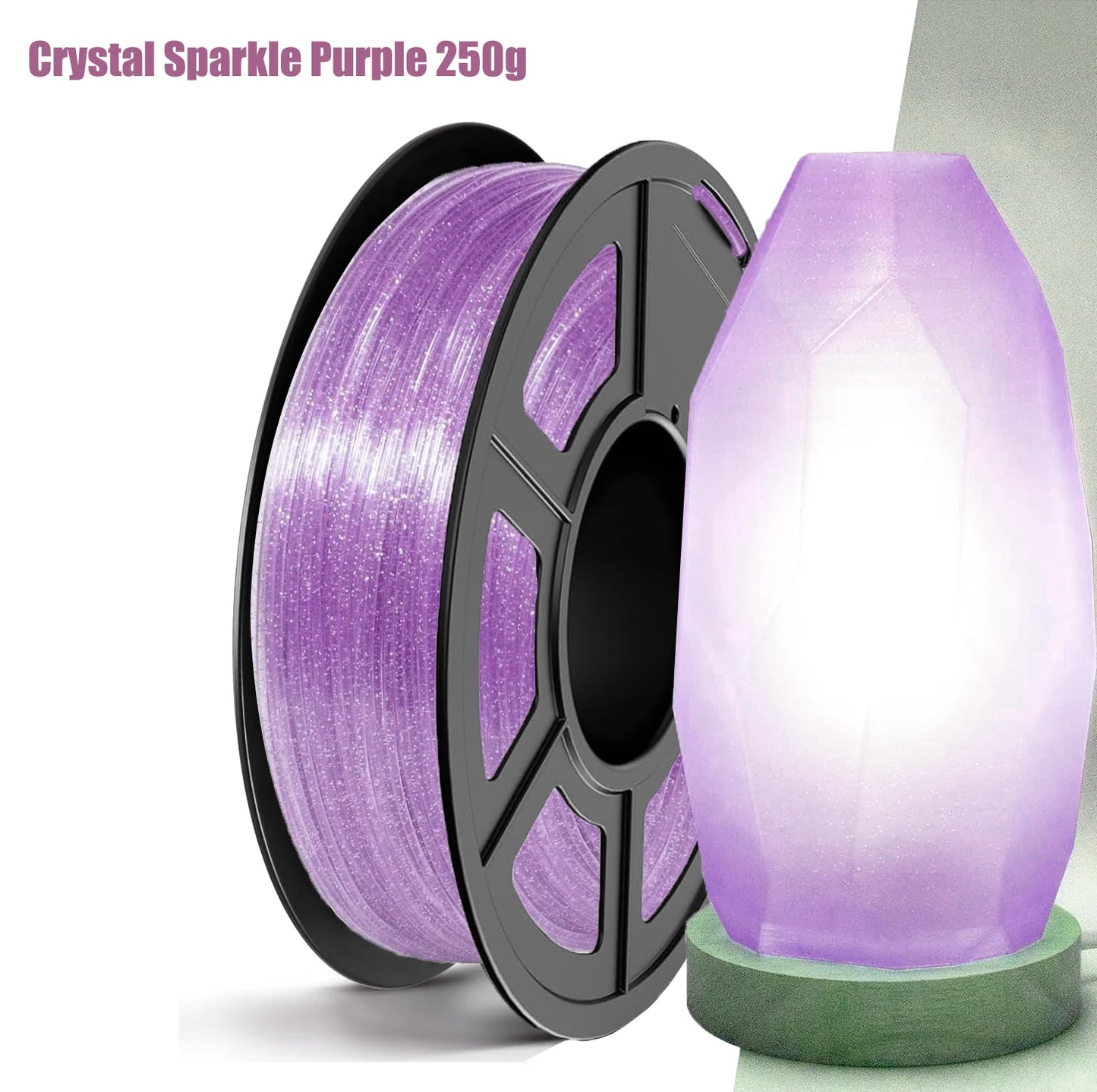 Translucent Crystal PLA Filament 1.75mm | 3D Maliang Spool