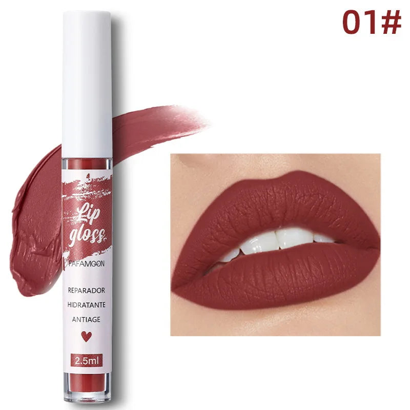 Korean Matte Liquid Lipstick – Waterproof Long-Lasting Lip Glaze