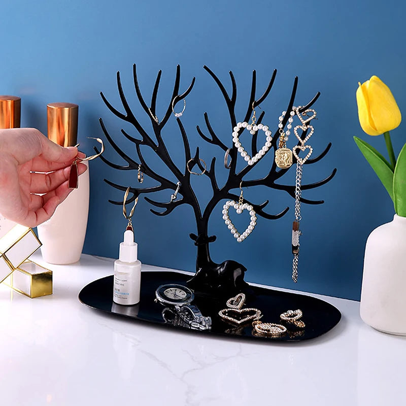 Tree Branch Jewelry Stand – Earring, Necklace & Ring Organizer
