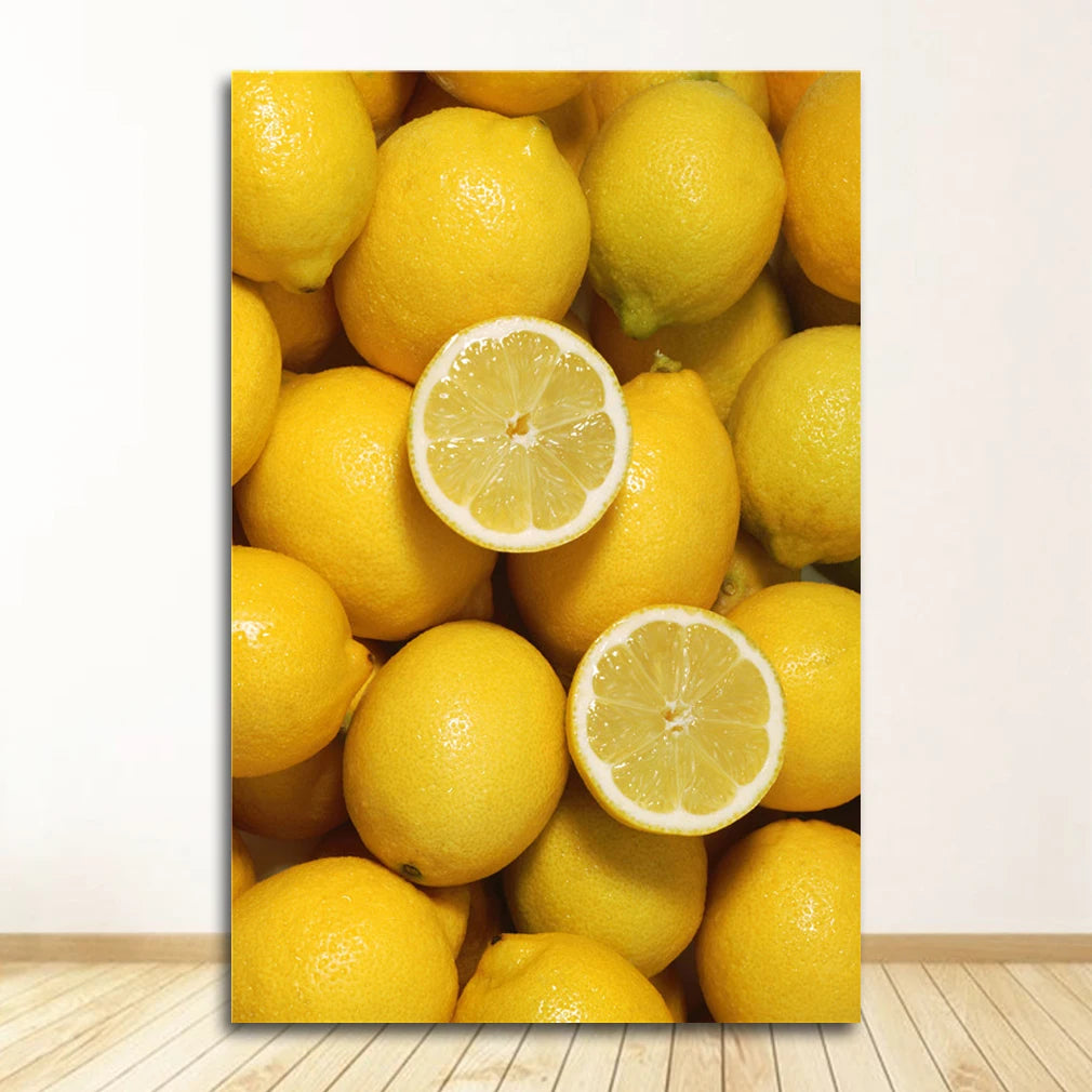 Nordic Minimalist Food Canvas Wall Art | Kitchen & Dining Decor