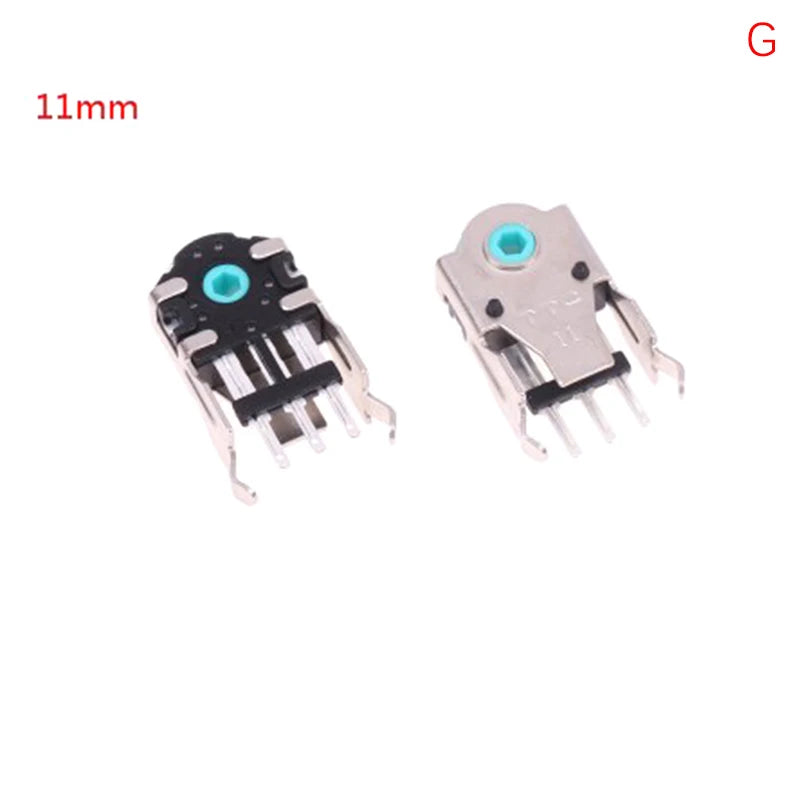 TTC Mouse Scroll Wheel Encoder 5–13mm Green Core | 2-Pack Mouse Encoder Peaceful Pleasures Health and Wellness 11mm