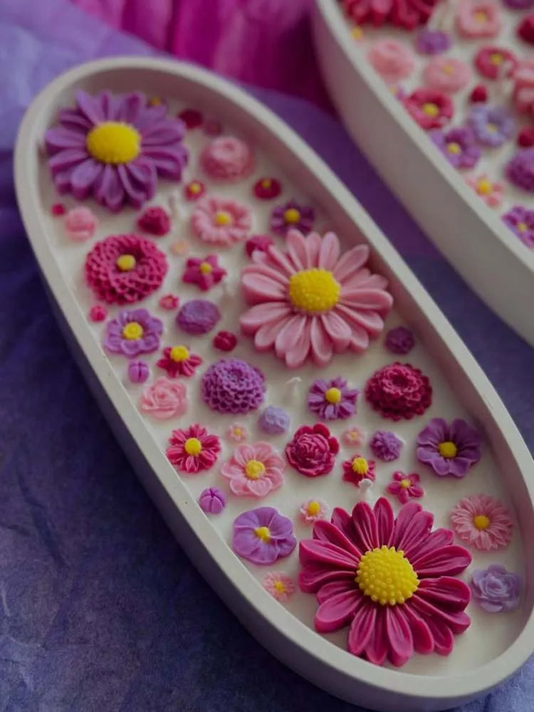 Daisy Silicone Candle Mold – DIY Flower Candle Making
