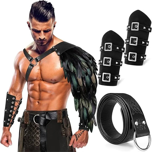 Halloween Renaissance Accessories Medieval Fur Leather Single Peaceful Pleasures Health and Wellness