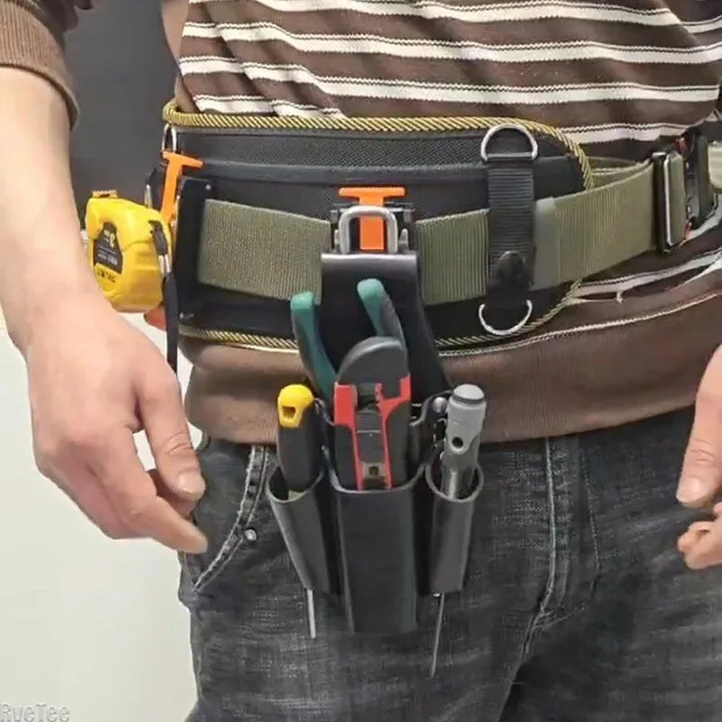 Cowhide Leather Belt Tool Bag | Electrician Pliers Pouch