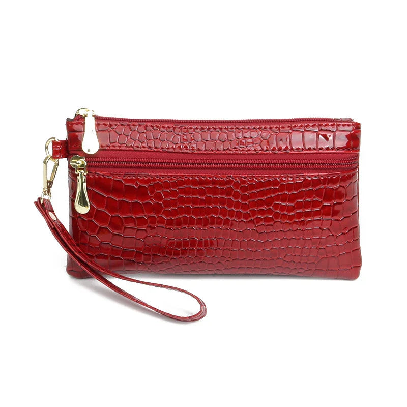 Women's PU Leather Coin Purse | Small Wrist Clutch Wallet