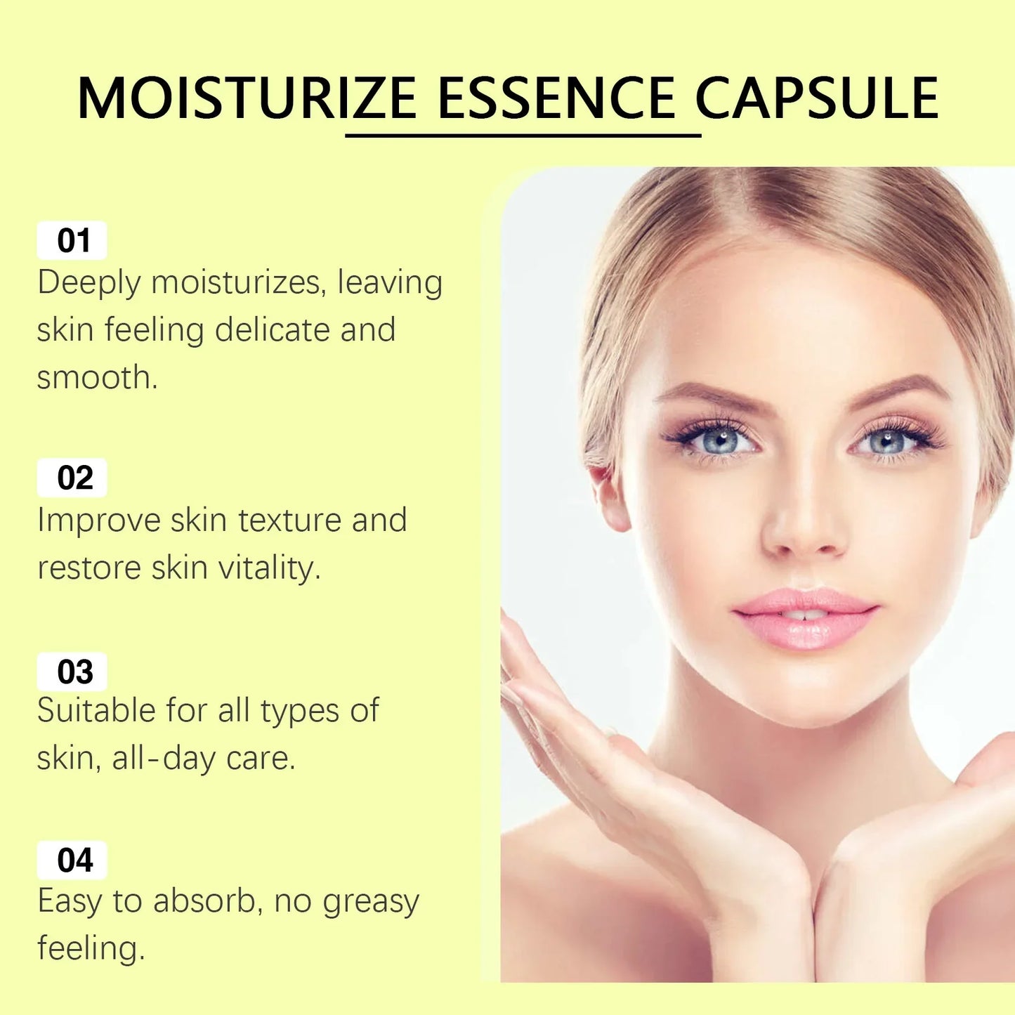 EELHOE Vitamin E Face Serum Capsules – Brighten & Firm 60pc