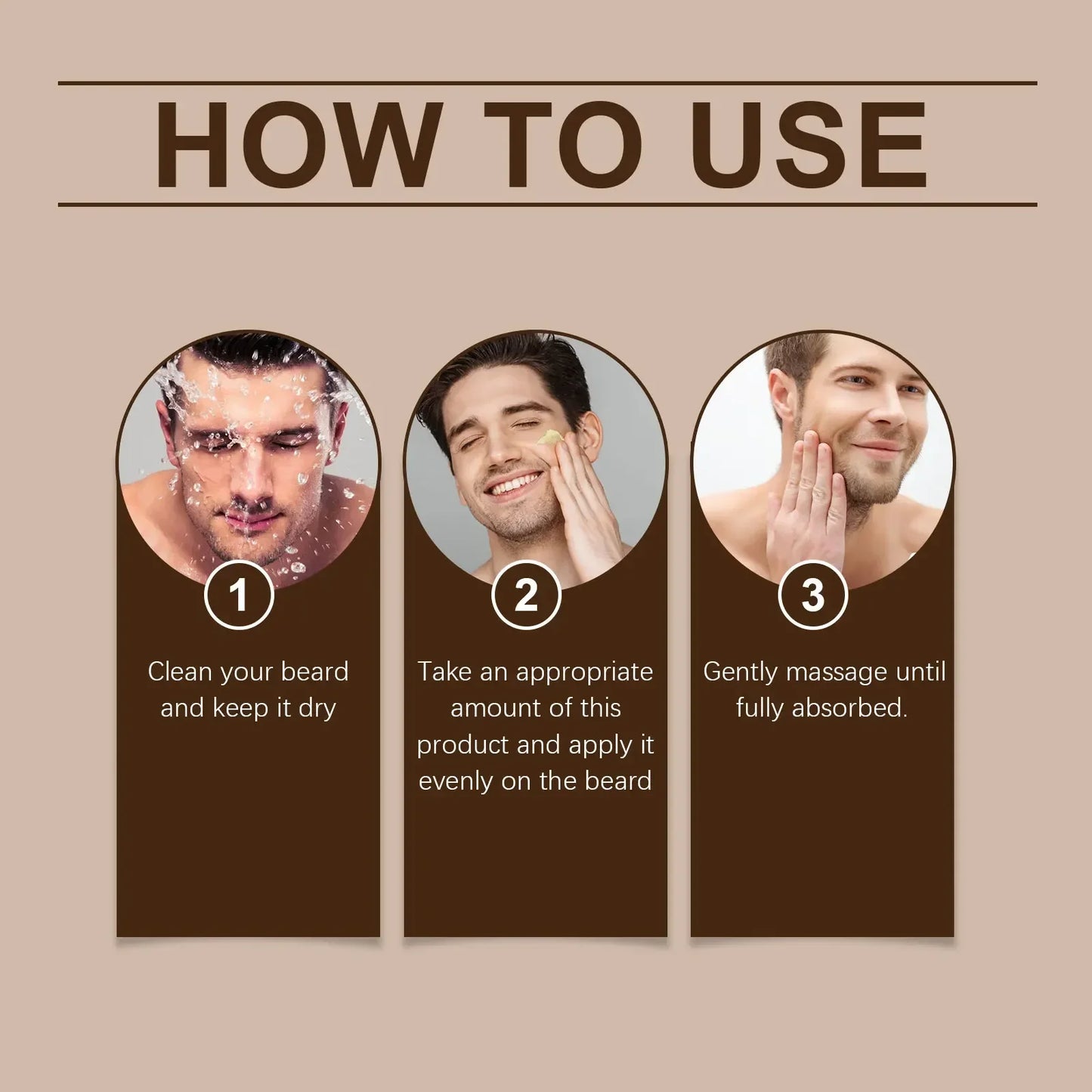 East Moon Men's Beard Balm – Moisturizing Styling Wax 30g