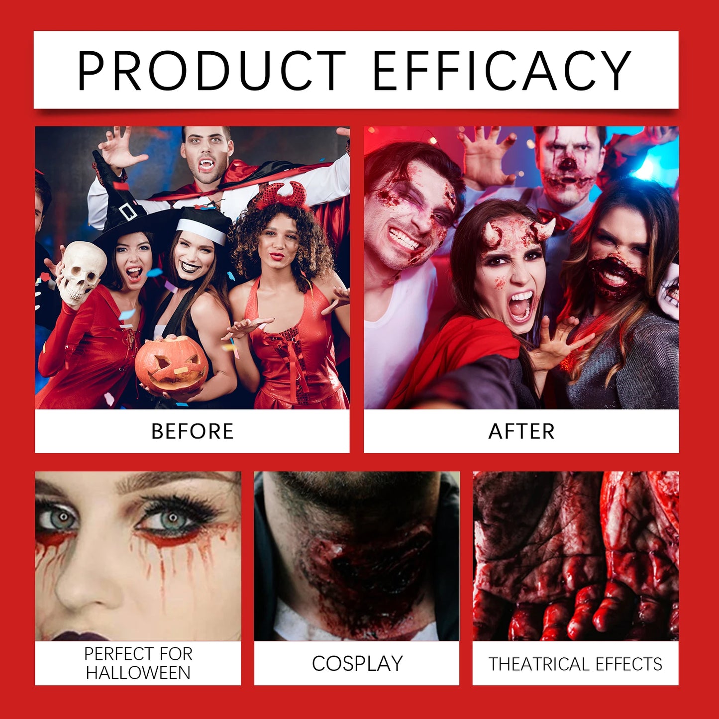 Fake Blood Spray 60ml – Halloween SFX Makeup & Costume Props