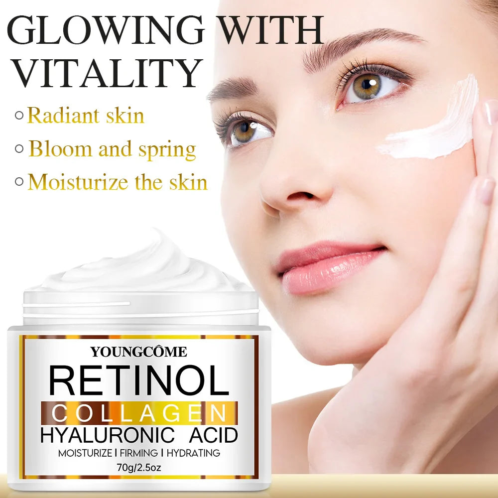 LGRAMER Retinol Face Cream – Collagen & Hyaluronic Acid