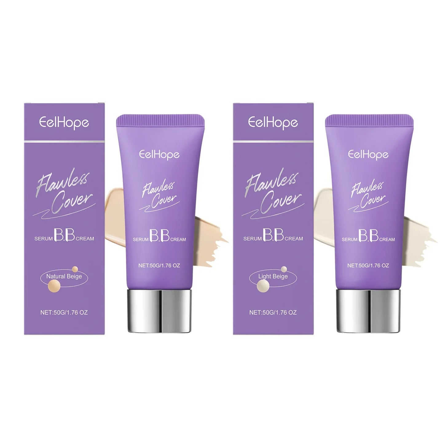 Eelhope BB Cream Full Coverage Moisturizing Foundation 50g