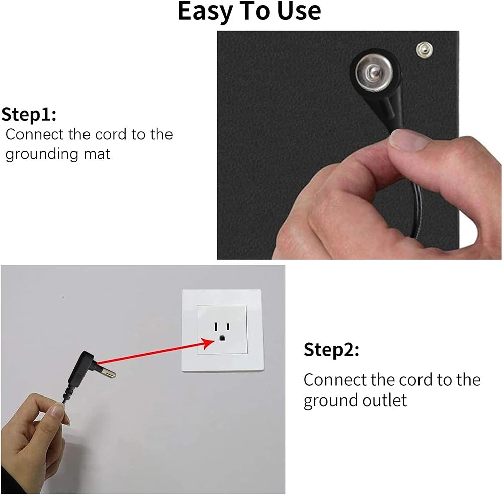 Grounding Pad Kit – Earthing Mat, Wristband & Wire | VamsLuna