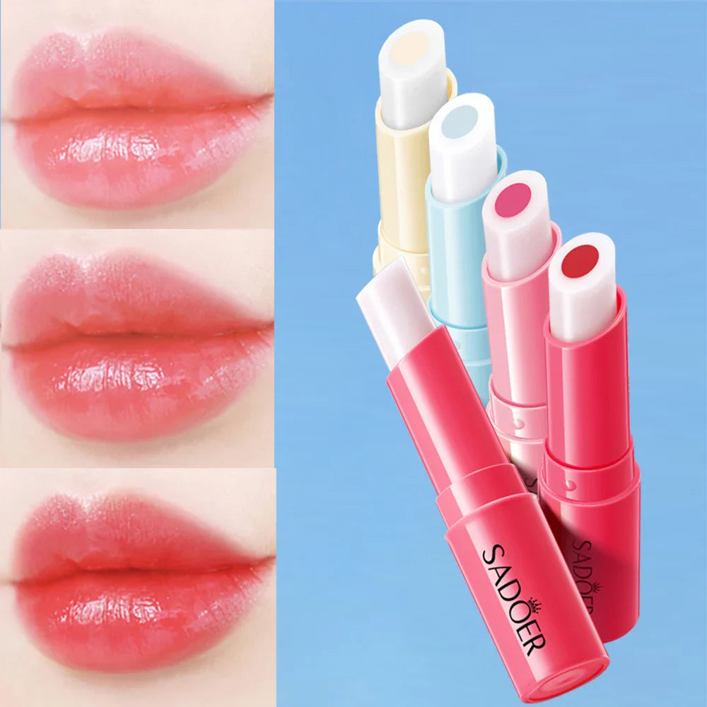 Color Changing Fruit Lip Balm – Heart Core Moisturizing 2.5g