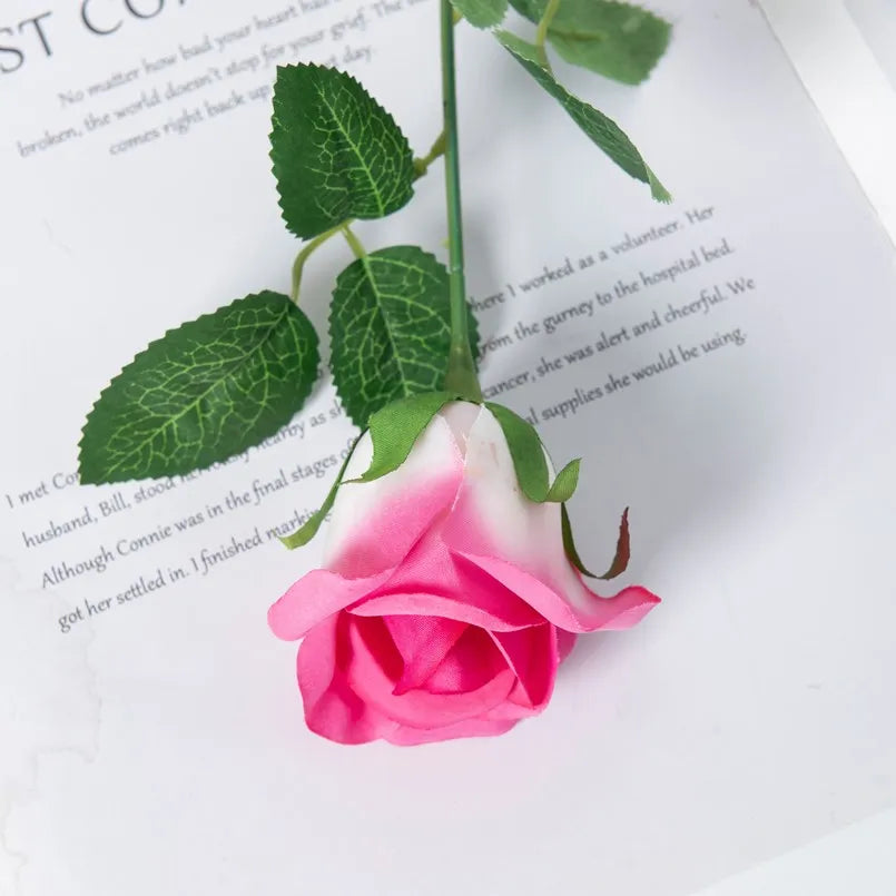 Artificial Silk Rose Bouquet | Wedding & Home Decor Fake Flowers