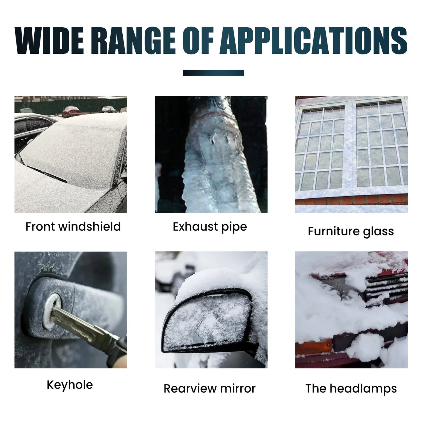 RayHong Car Window Ice & Snow Melting Spray 100ml – Anti-Freeze