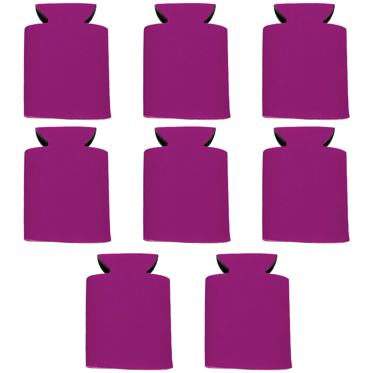 8Pcs Can Coolers, Collapsible Soda Cover Coolies, Sleeves for Weddings, Bachelorette Parties, Multicolor Peaceful Pleasures Health and Wellness VIOLET