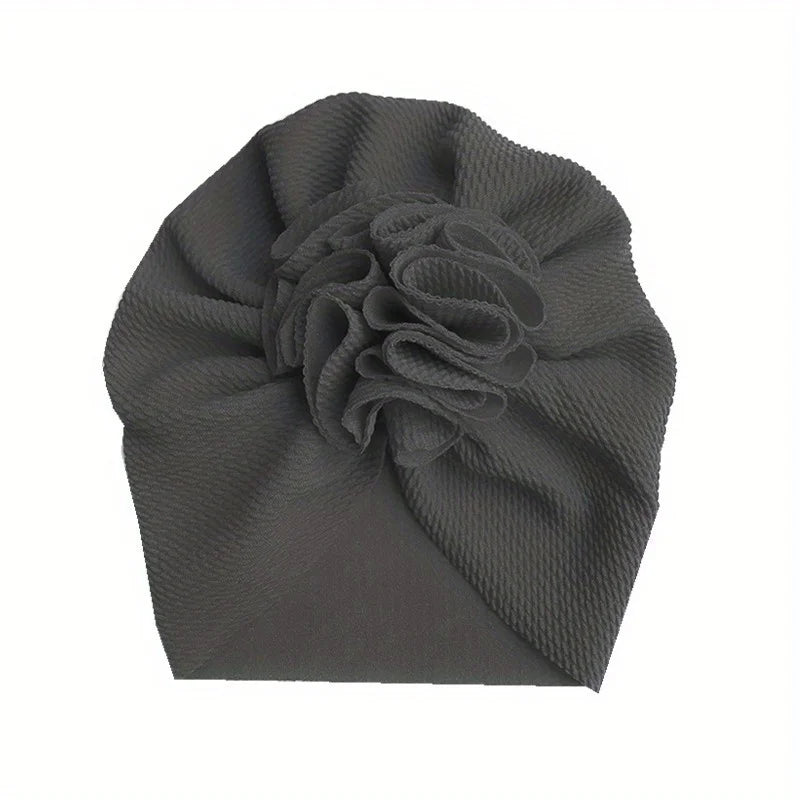 Baby Flower Turban Hats – Soft Head Wraps for Newborns 1–3Y