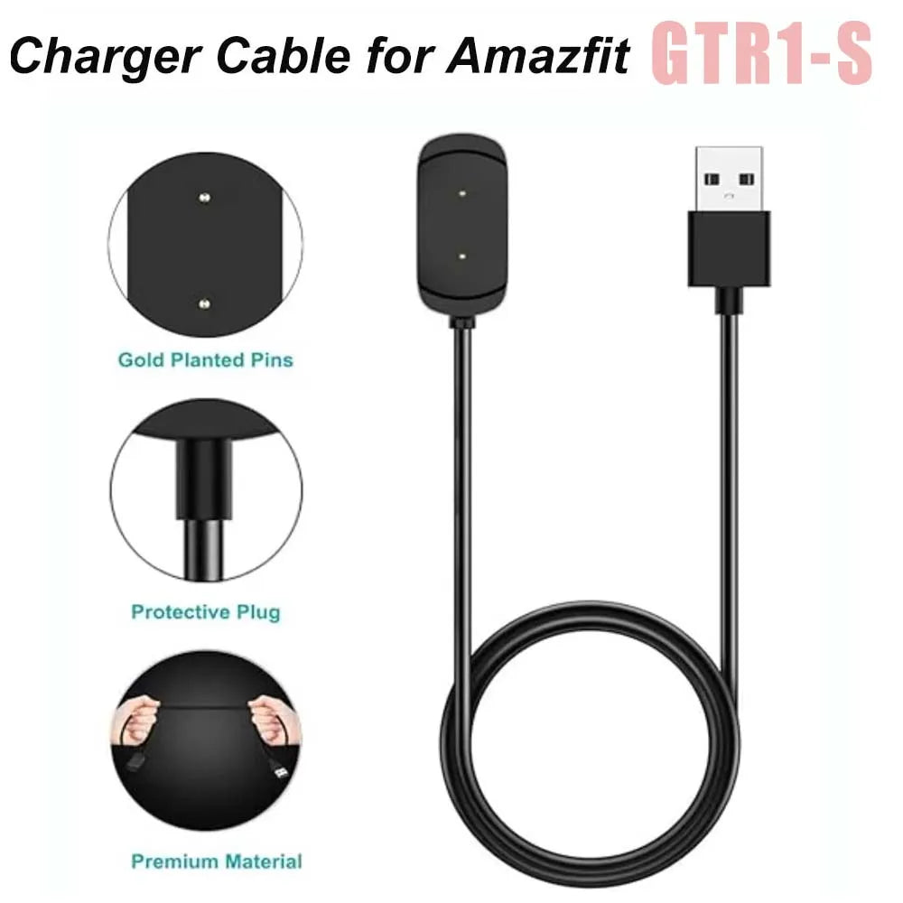 Amazfit GTS GTR T-REX USB Replacement Charger – 3.3ft Cable Peaceful Pleasures Health and Wellness
