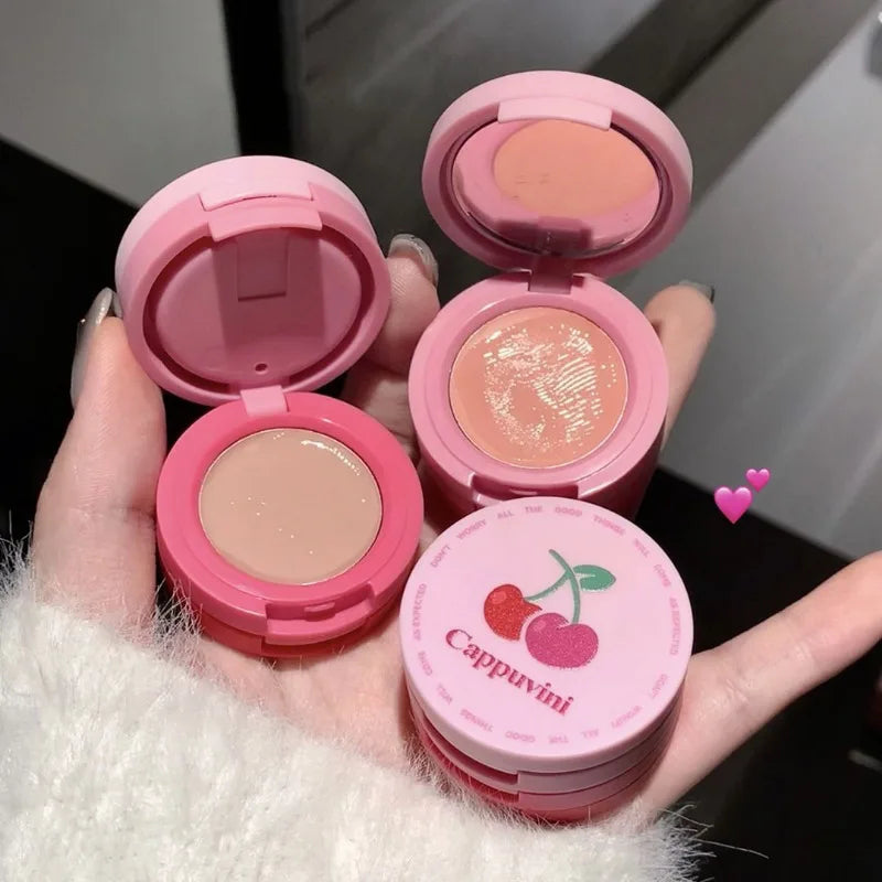 Cappuvini 3-in-1 Waterproof Cream Blush | Cherry Peach Matte