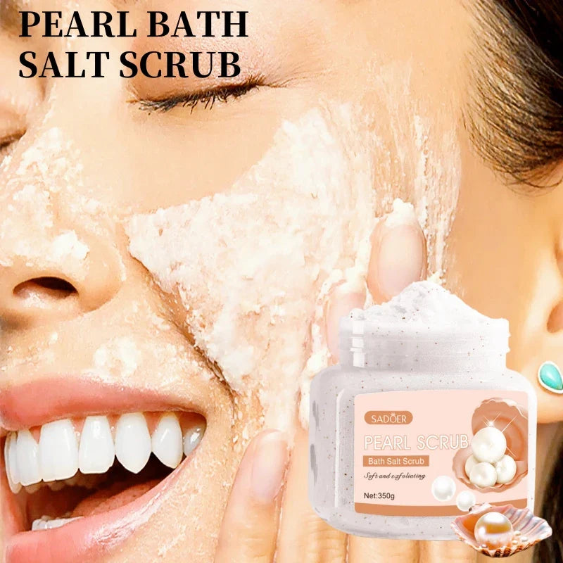 Pearl Scrub 350g – Hydrolyzed Pearls & Glycerin Exfoliant