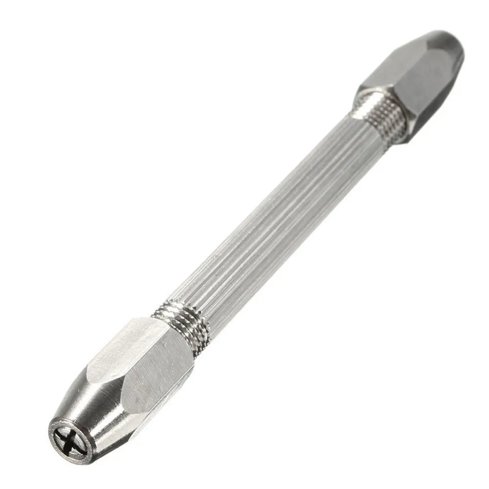 Drill Bit Clamp Watchmaker Pin Vice Home Carving Repair Tool Double