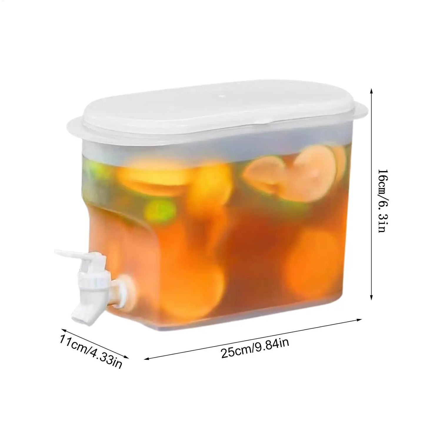 2.8L Cold Water Pitcher with Faucet – Fridge Drink Dispenser
