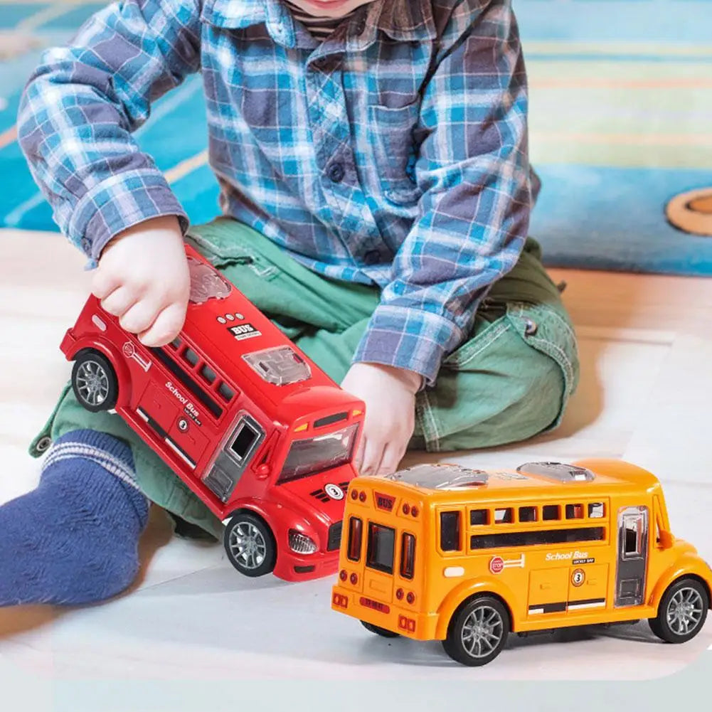 Inertia School Bus Toy with Openable Doors | Kids' Model